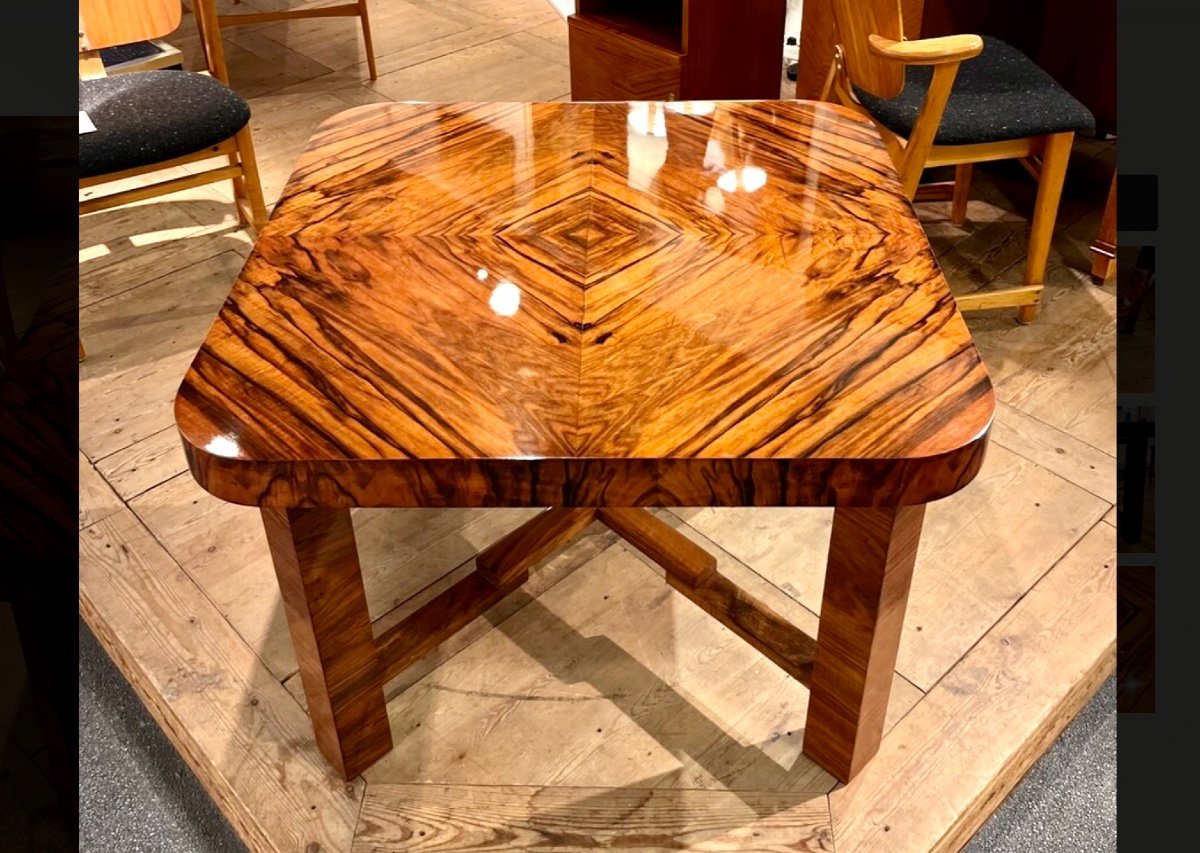 Rare Art Deco Table With Mechanism